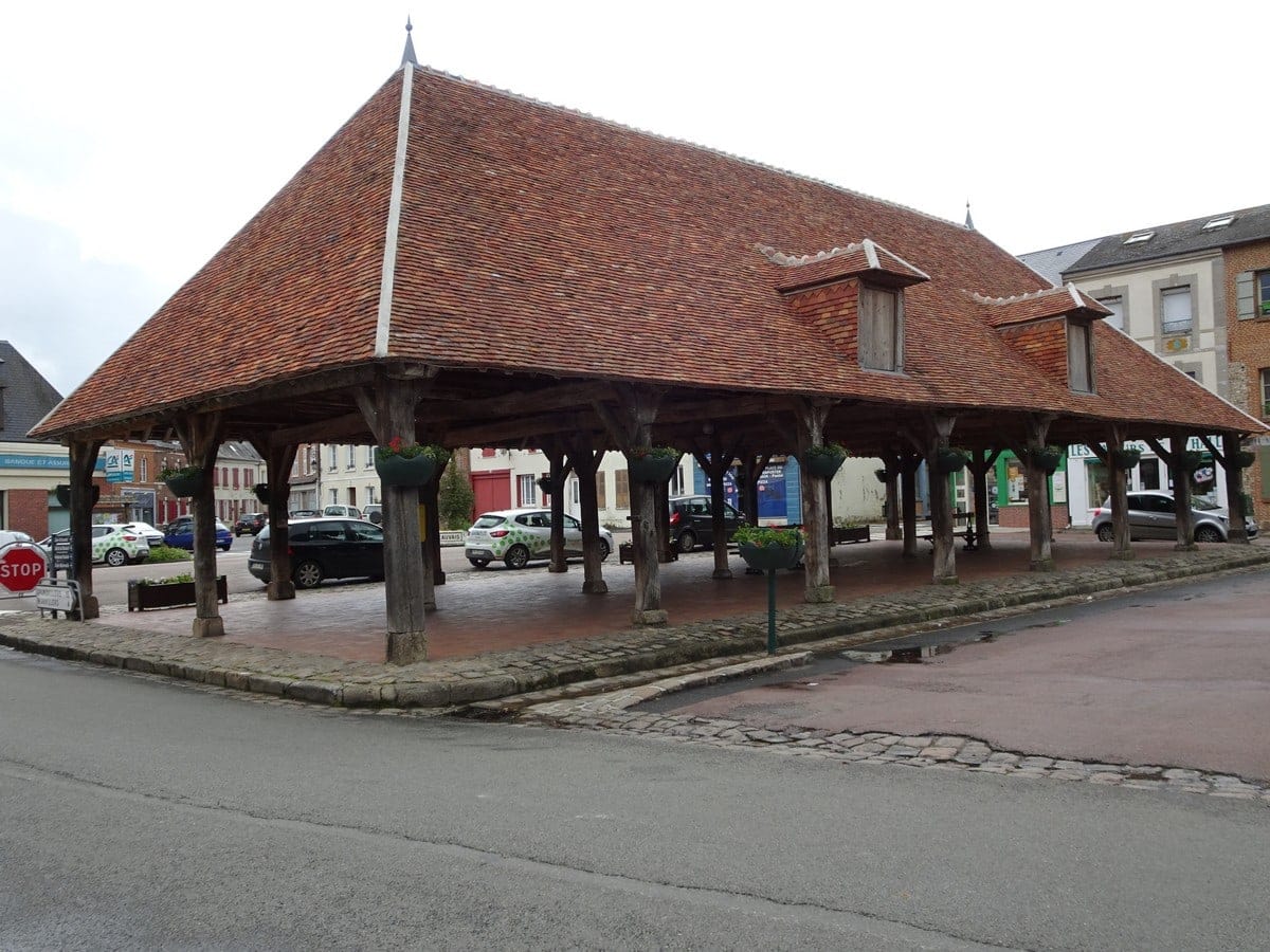 la halle en bois XVII et XVIIIe