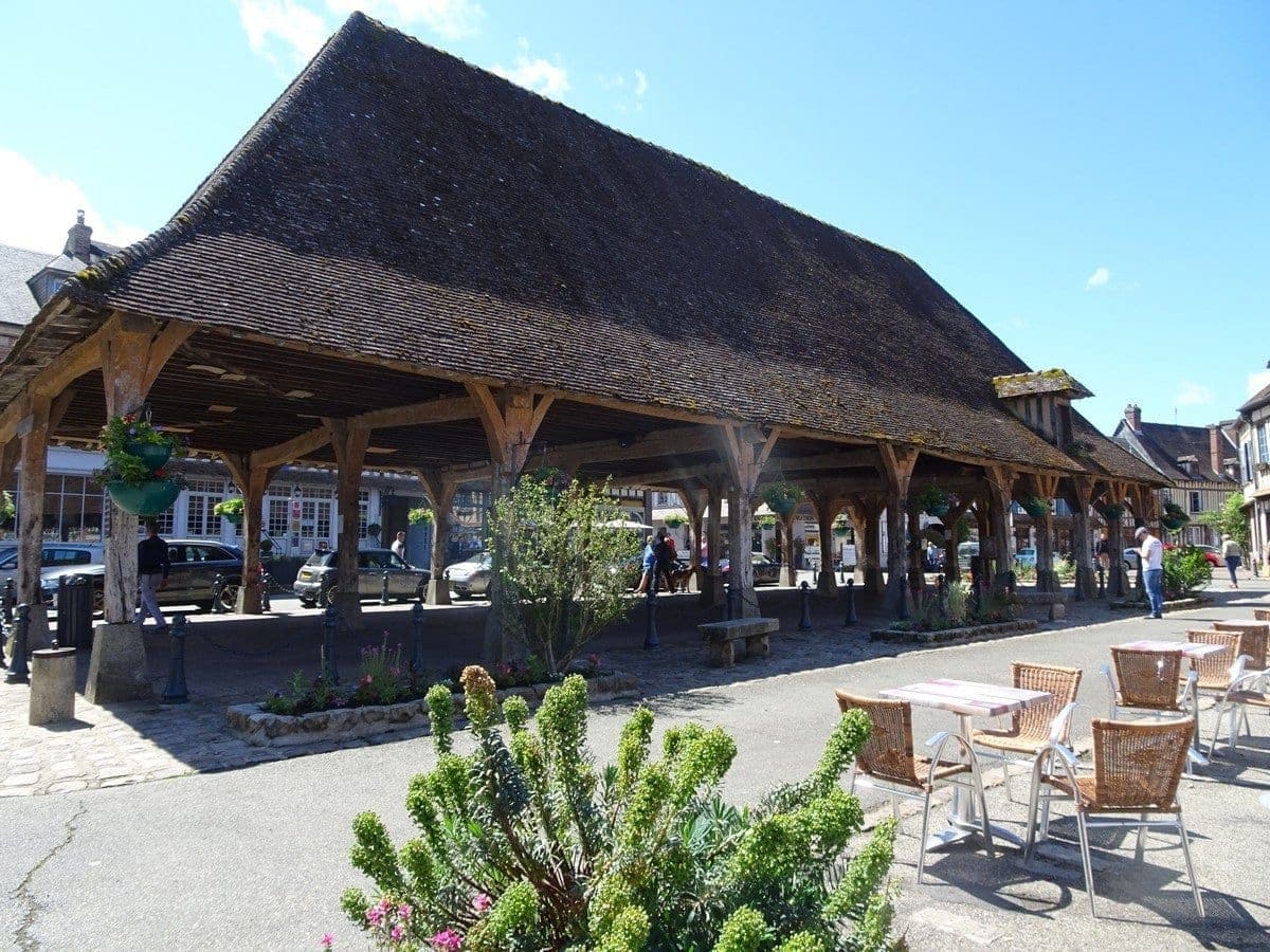 halle en bois