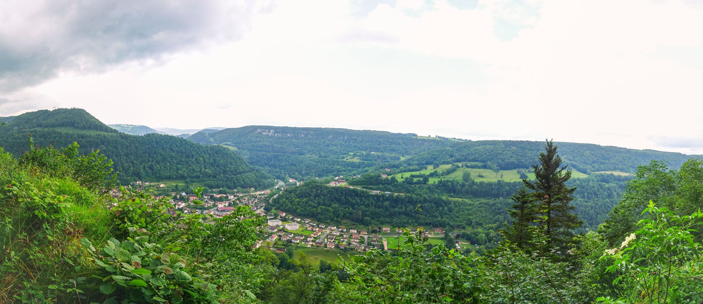 Belvédère juste après la tranchée